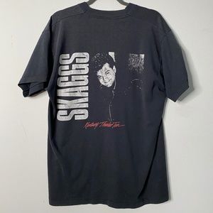Rare Ricky Skaggs Kentucky Thunder Tour Shirt – Black – S